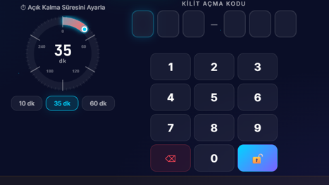 hisarPin Akıllı Tahta Kilit Sistemi